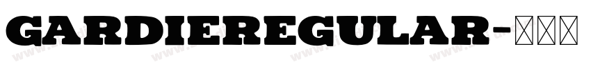 GARDIERegular字体转换