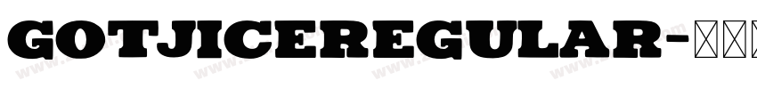 GotjicERegular字体转换