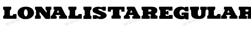 LonalistaRegular字体转换