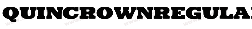 QuincrownRegular字体转换