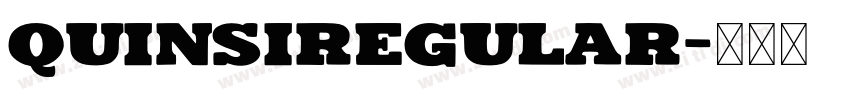 QuinsiRegular字体转换