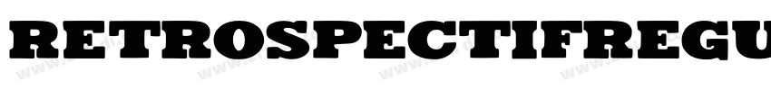 RetrospectifRegular字体转换