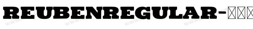 ReubenRegular字体转换