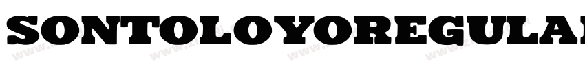 SontoloyoRegular字体转换