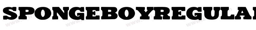 SpongeboyRegular字体转换
