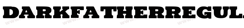 DarkfatherRegular字体转换
