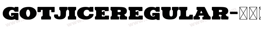 GotjicERegular字体转换