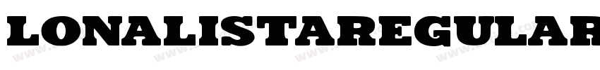 LonalistaRegular字体转换