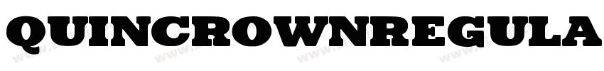 QuincrownRegular字体转换