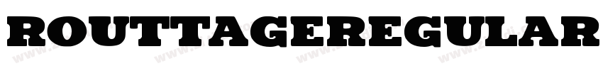 RouttageRegular字体转换