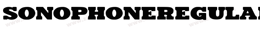 SonophoneRegular字体转换