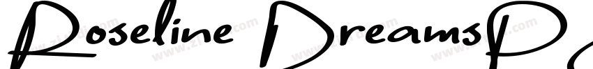 RoselineDreamsPERSON字体转换