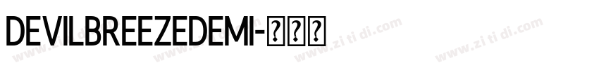 DEViLBREEZEDEMI字体转换
