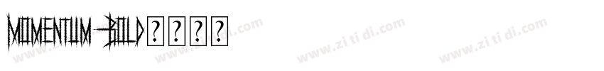 MomentumBold字体转换