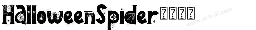 HalloweenSpider字体转换