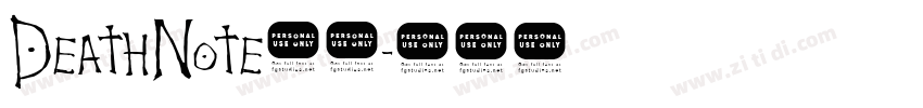 DeathNote01字体转换