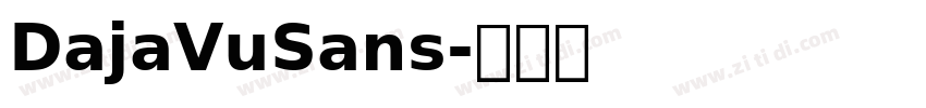 DajaVuSans字体转换