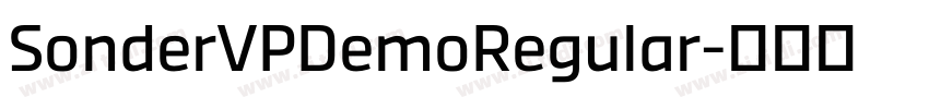 SonderVPDemoRegular字体转换