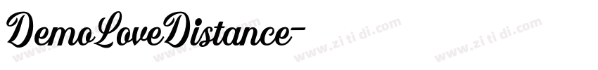 DemoLoveDistance字体转换 DemoLoveDistance字体转换