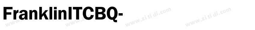 FranklinITCBQ字体转换
