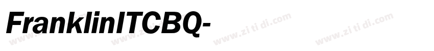 FranklinITCBQ字体转换