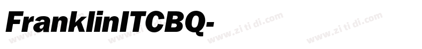 FranklinITCBQ字体转换