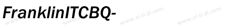 FranklinITCBQ字体转换