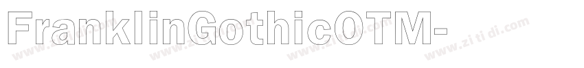 FranklinGothicOTM字体转换