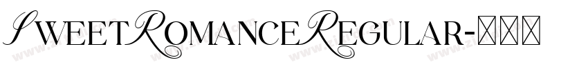 SweetRomanceRegular字体转换