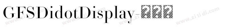 GFSDidotDisplay字体转换