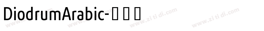 DiodrumArabic字体转换 DiodrumArabic字体转换