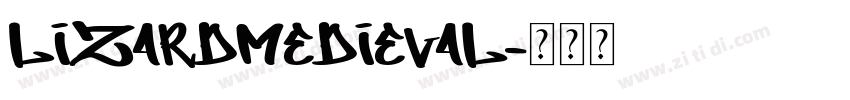 LizardMedieval字体转换