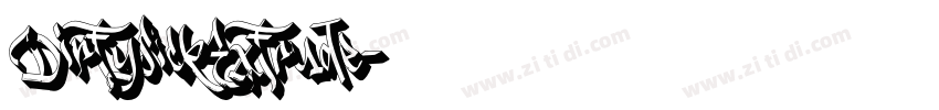 DirtysickExtrude字体转换