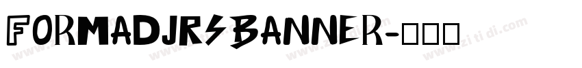FormaDJRSBanner字体转换