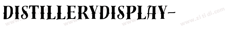 DistilleryDisplay字体转换