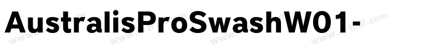 AustralisProSwashW01字体转换