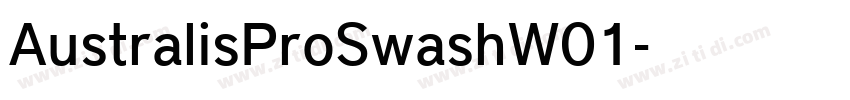AustralisProSwashW01字体转换