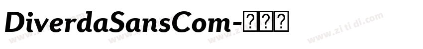 DiverdaSansCom字体转换