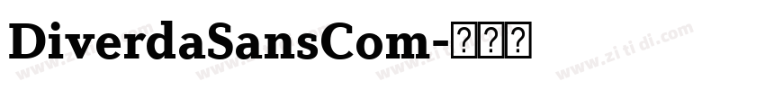 DiverdaSansCom字体转换