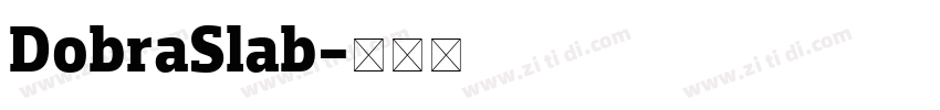 DobraSlab字体转换
