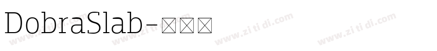 DobraSlab字体转换