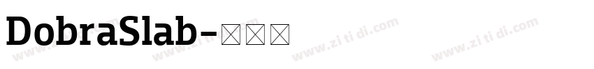 DobraSlab字体转换