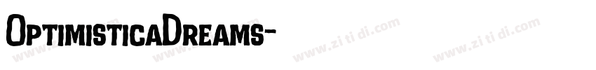 OptimisticaDreams字体转换