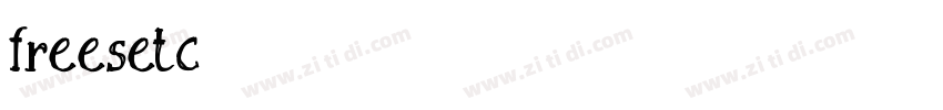 freesetc字体转换
