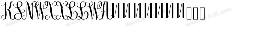 KSNWXXLLWA0_15_0字体转换 KSNWXXLLWA0_15_0字体转换