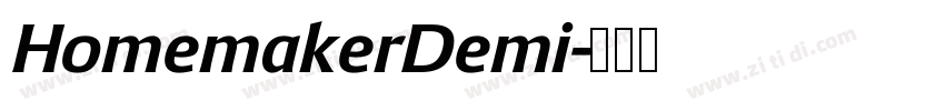 HomemakerDemi字体转换