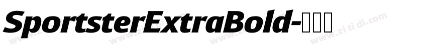 SportsterExtraBold字体转换