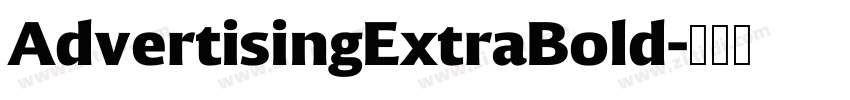 AdvertisingExtraBold字体转换