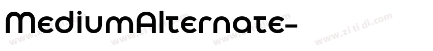 MediumAlternate字体转换