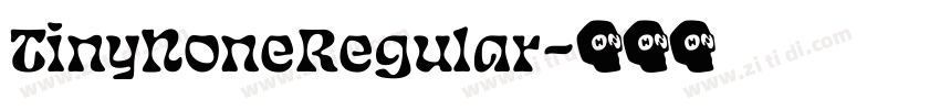 TinyNoneRegular字体转换